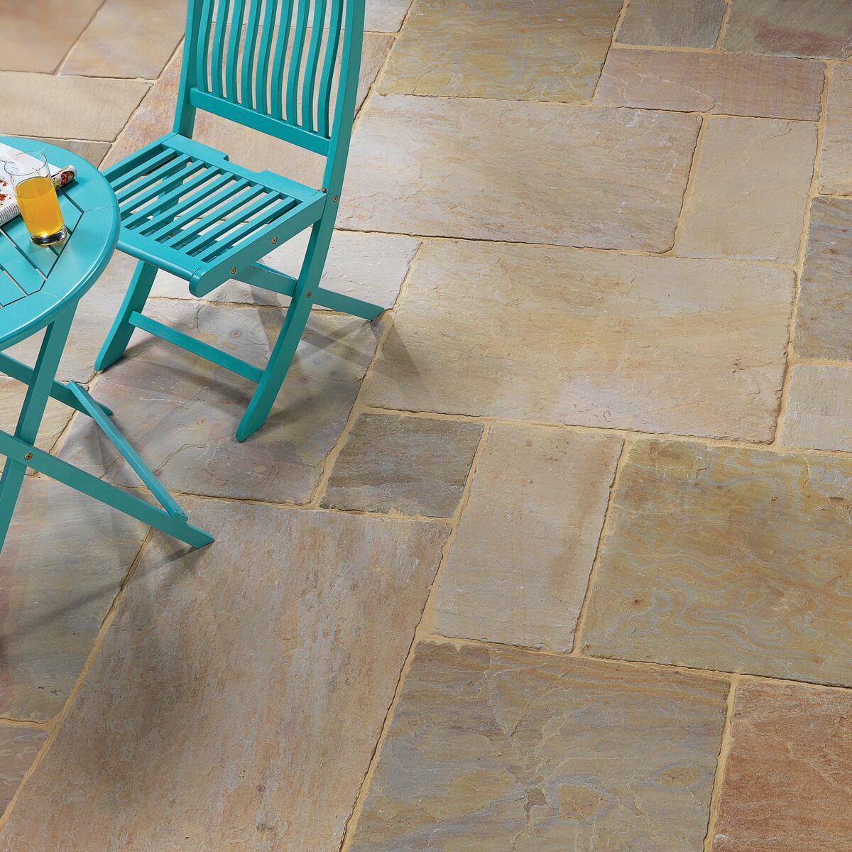Cambridge Flagstones - Tumbled Sandstone Paving