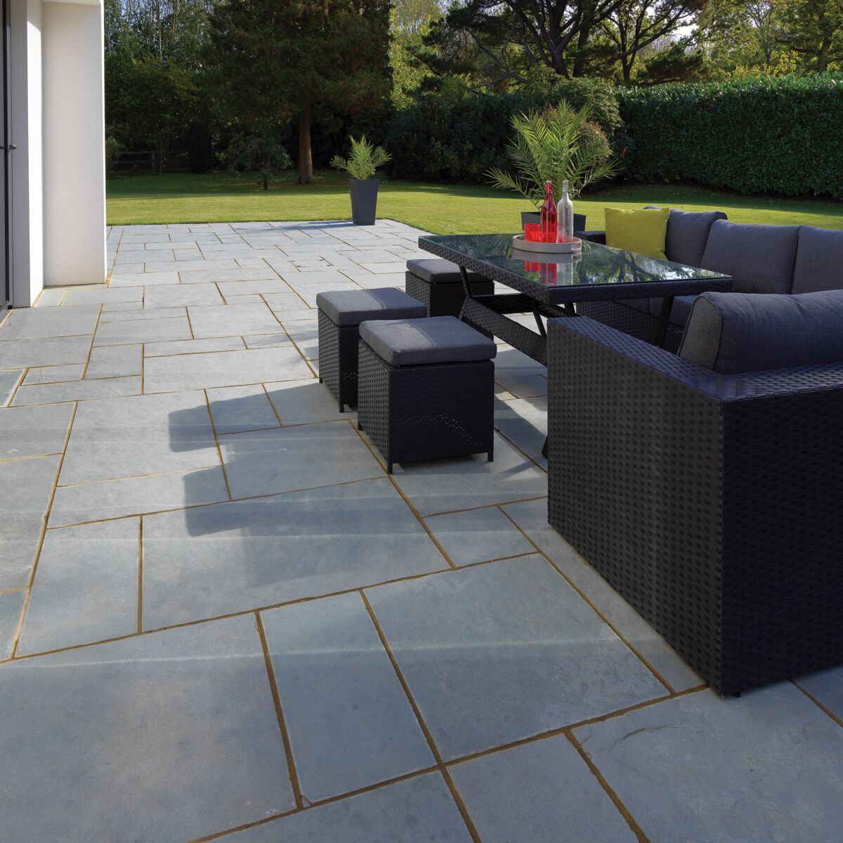 Kota Blue - Sawn Limestone Paving Slabs