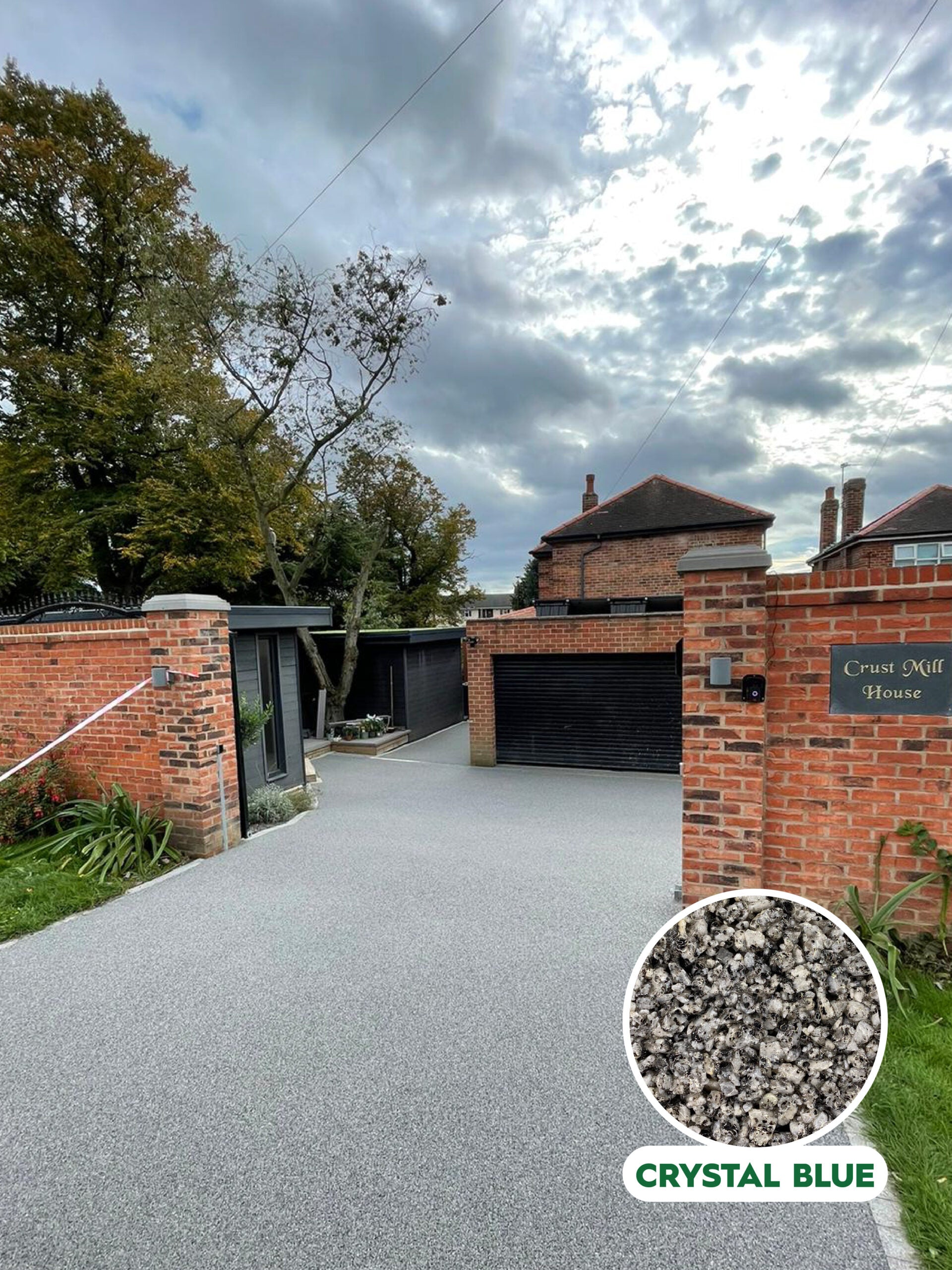 UVR Resin Bound Kit – Silver Crystal Blue, 1-5mm | 4sqm-36sqm