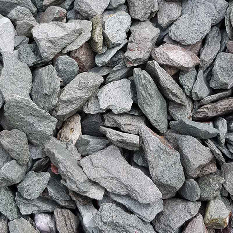 Welsh Green Crushed Slate Chippings 20mm Bulk Bag