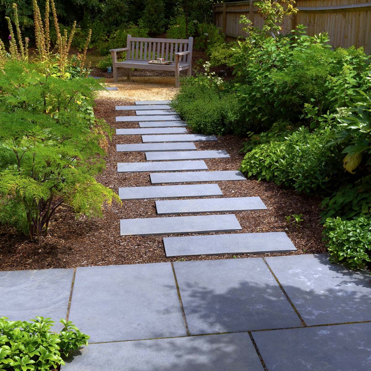 Kadapha Black Limestone Paving Slabs - Sawn Edge, Light Riven Patio Paving Slabs