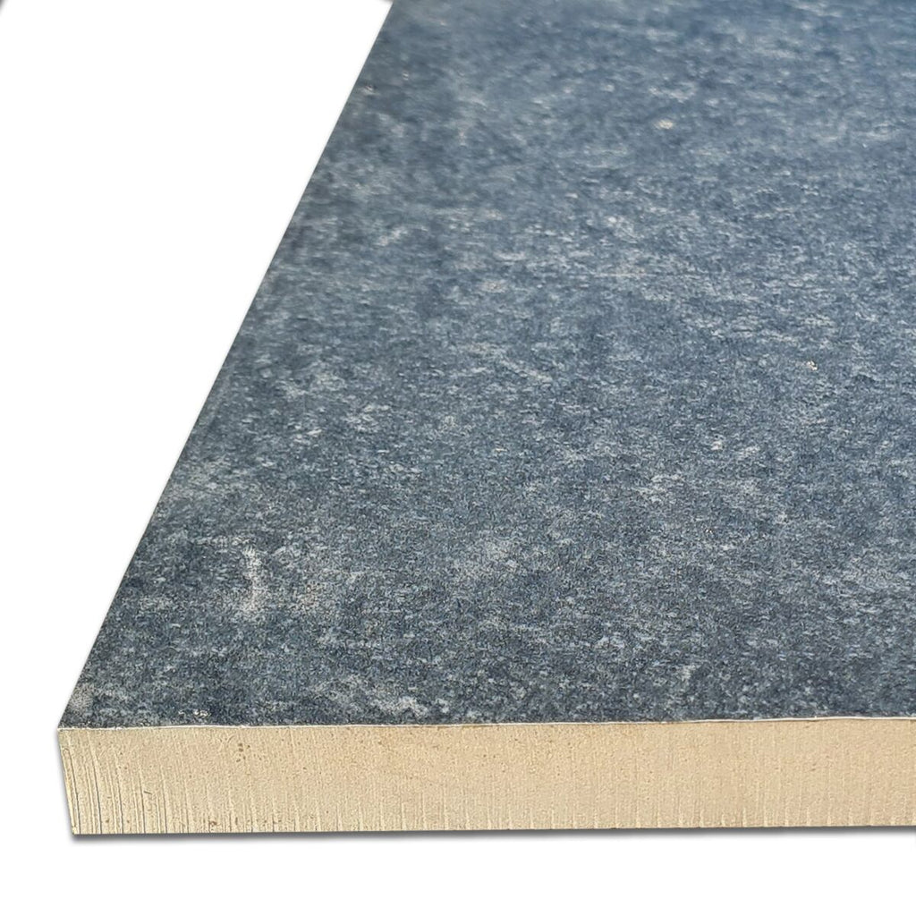 Bourton Anthracite - Dark Grey Patio Porcelain Paving Slabs - 600 x 600 x 20 mm