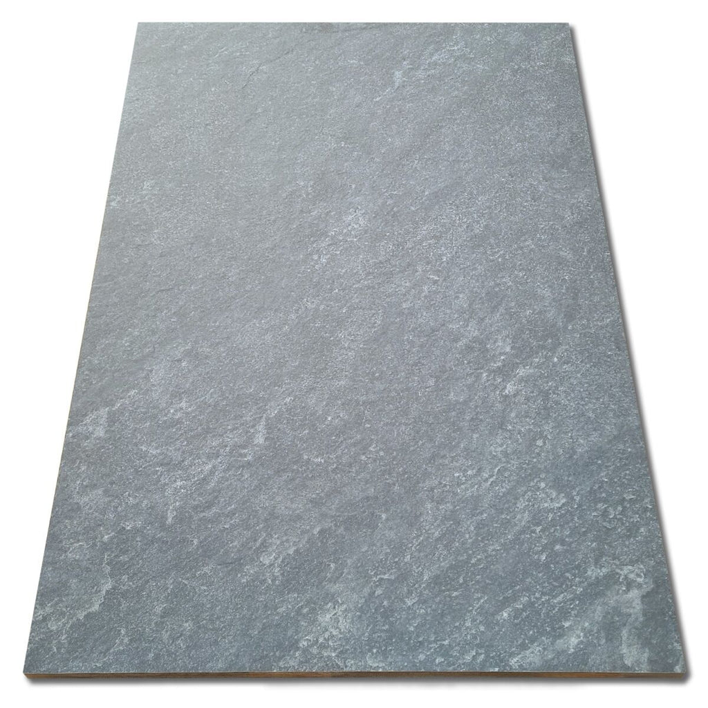 Bourton Anthracite - Dark Grey Patio Porcelain Paving Slabs - 900 x 600 x 20 mm