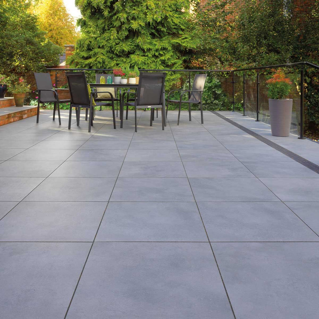 Calibra Chalkboard Porcelain Paving Slabs (595 x 595 x 20 mm)