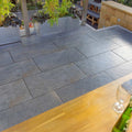 Dolomite Dark - Porcelain Paving Slabs (1000 x 500 mm)
