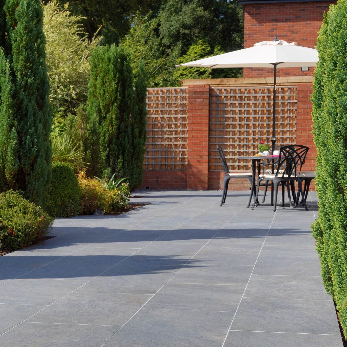 Dolomite Grey - Porcelain Paving Slabs (1000 x 500 mm)