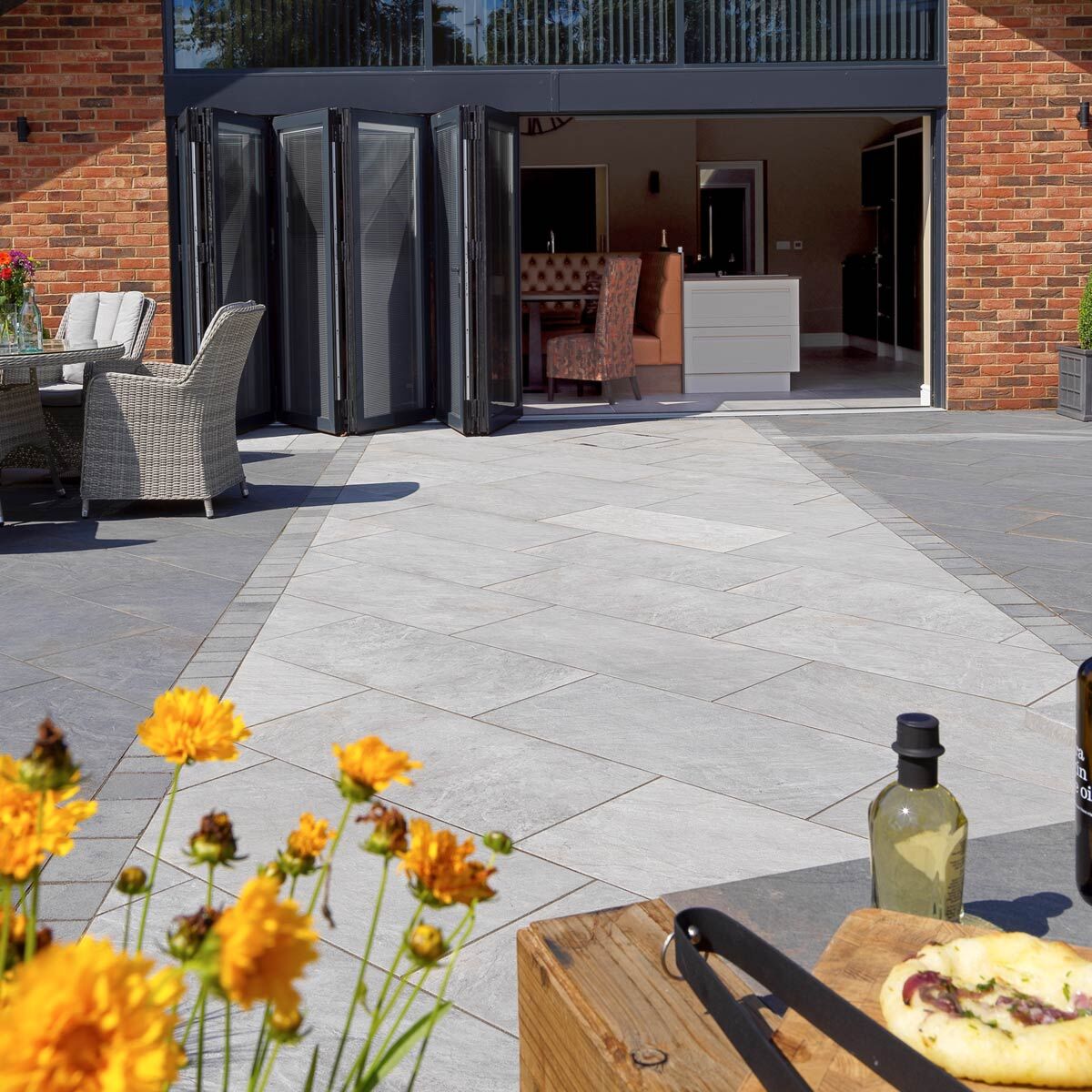 Dolomite Moon - Porcelain Paving Slabs (1000 x 500 mm)