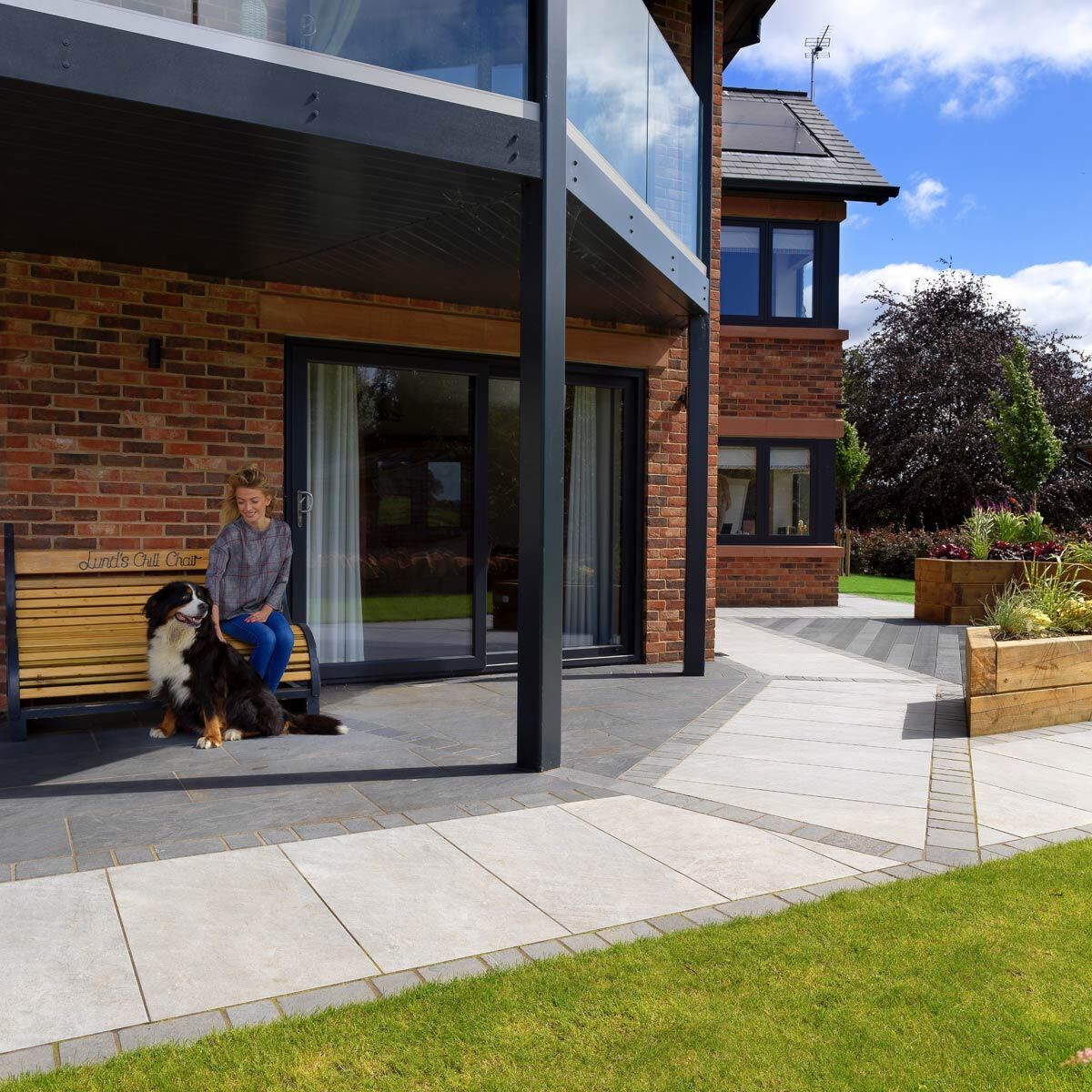 Dolomite Moon - Porcelain Paving Slabs (1000 x 500 mm)