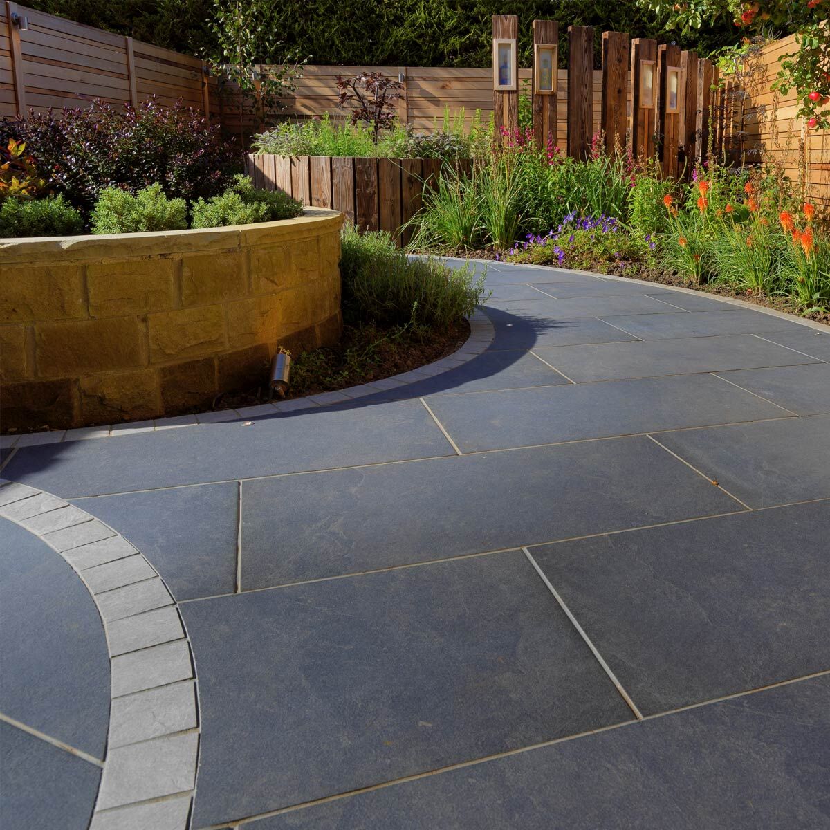 Dolomite Slate - Porcelain Paving Slabs (1000 x 500 mm)