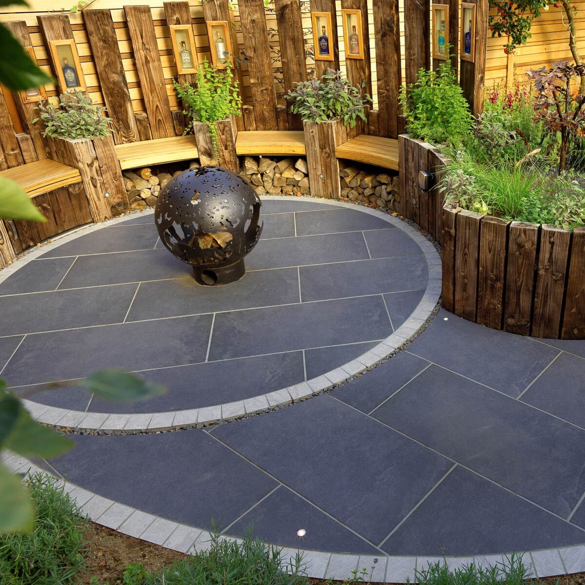 Dolomite Slate - Porcelain Paving Slabs (1000 x 500 mm)