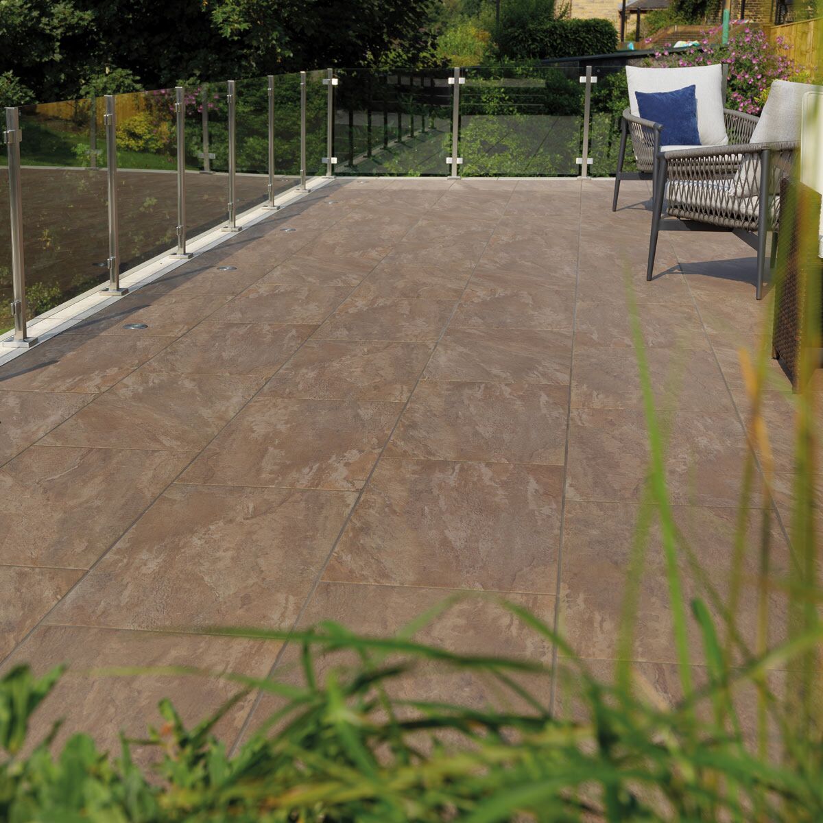 Dolomite Sunset - Porcelain Paving Slabs (1000 x 500 mm)
