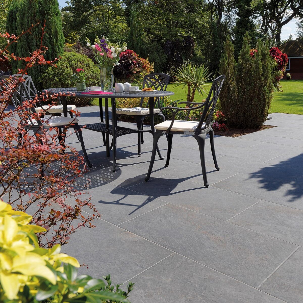 Dolomite Grey - Porcelain Paving Slabs (1000 x 500 mm)