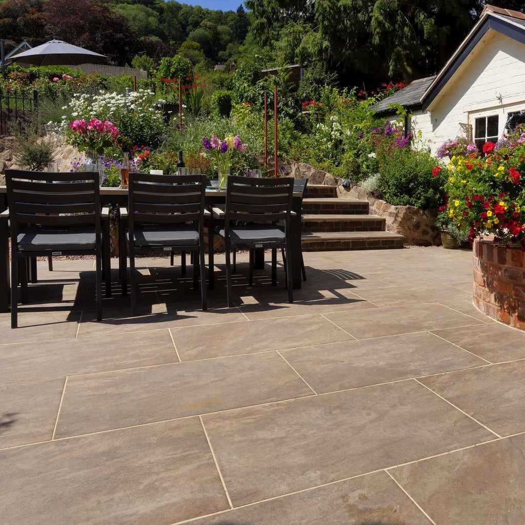 Dolomite Sunset - Porcelain Paving Slabs (1000 x 500 mm)
