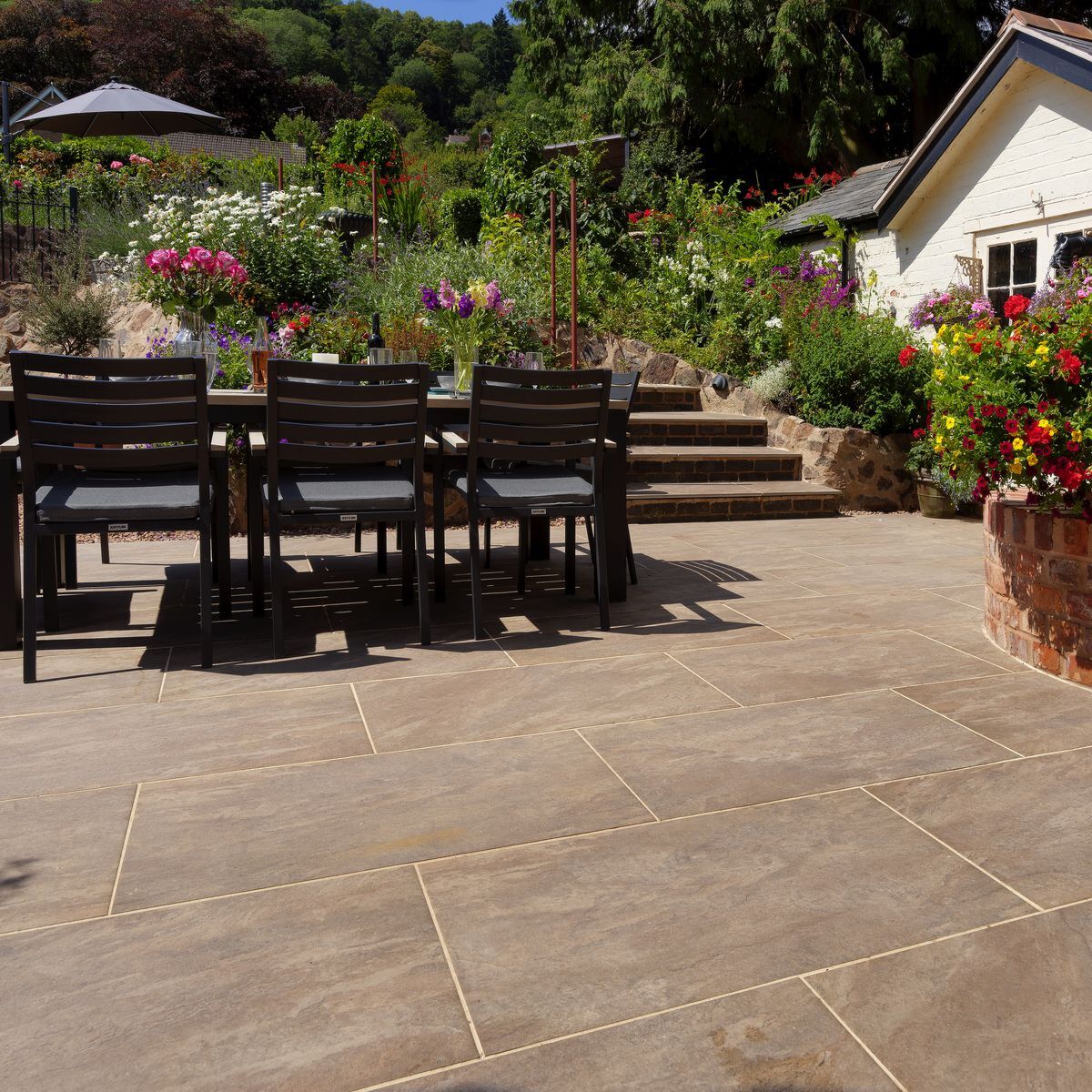 Dolomite Sunset - Porcelain Paving Slabs (1000 x 500 mm)