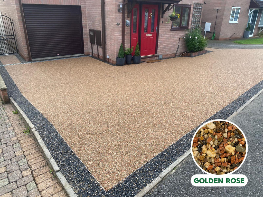 UVR Resin Bound Kit – Red Golden Rose, 1-5mm | 4sqm-36sqm