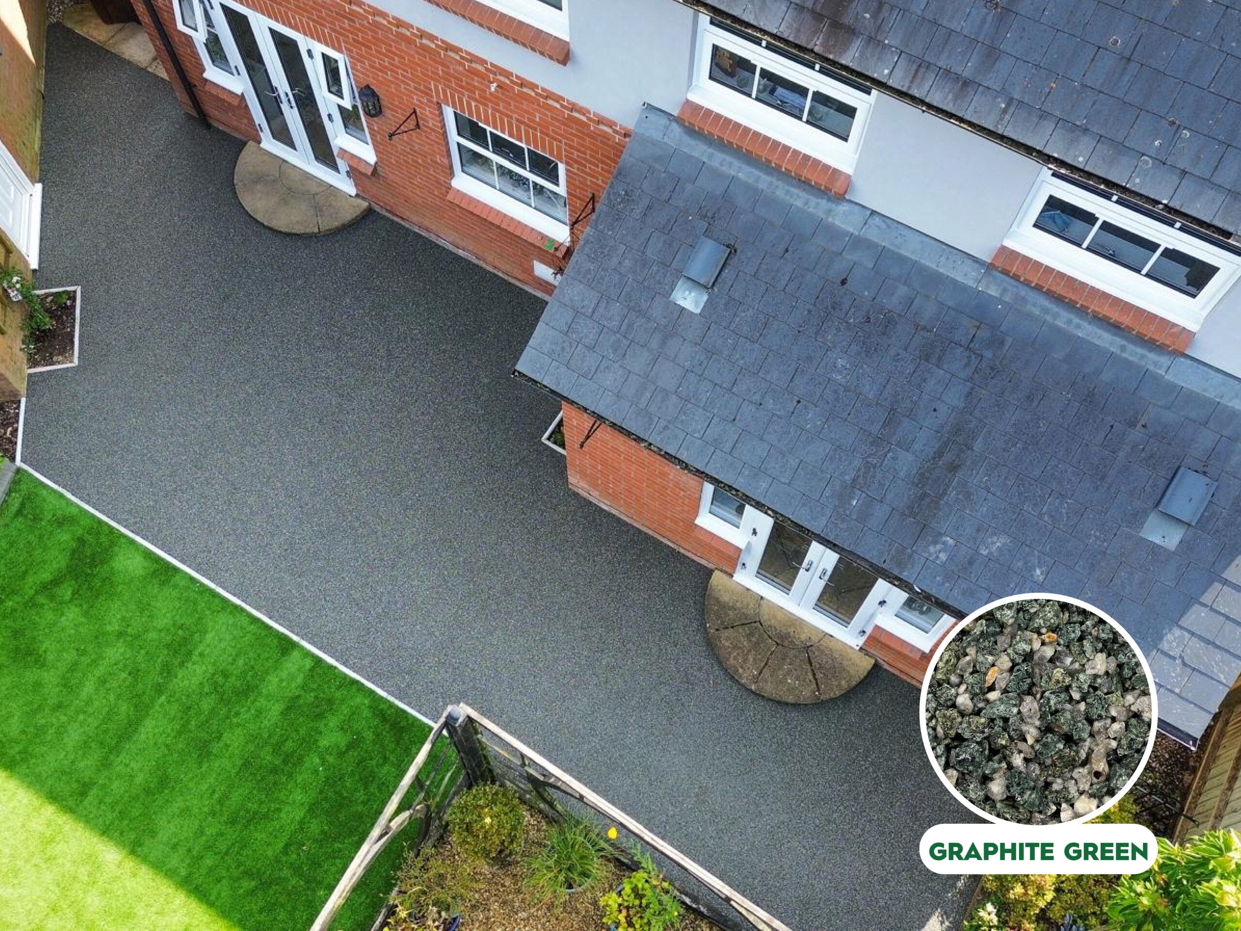 UVR Resin Bound Kit – Grey Graphite Green, 1-5mm | 4sqm-36sqm