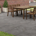 Isla Cliff Grey - Porcelain Paving Slabs (595 x 595 x 20 mm)