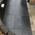 Kadapha Black Limestone (Sawn) 600 x 600 mm Patio Paving Slabs