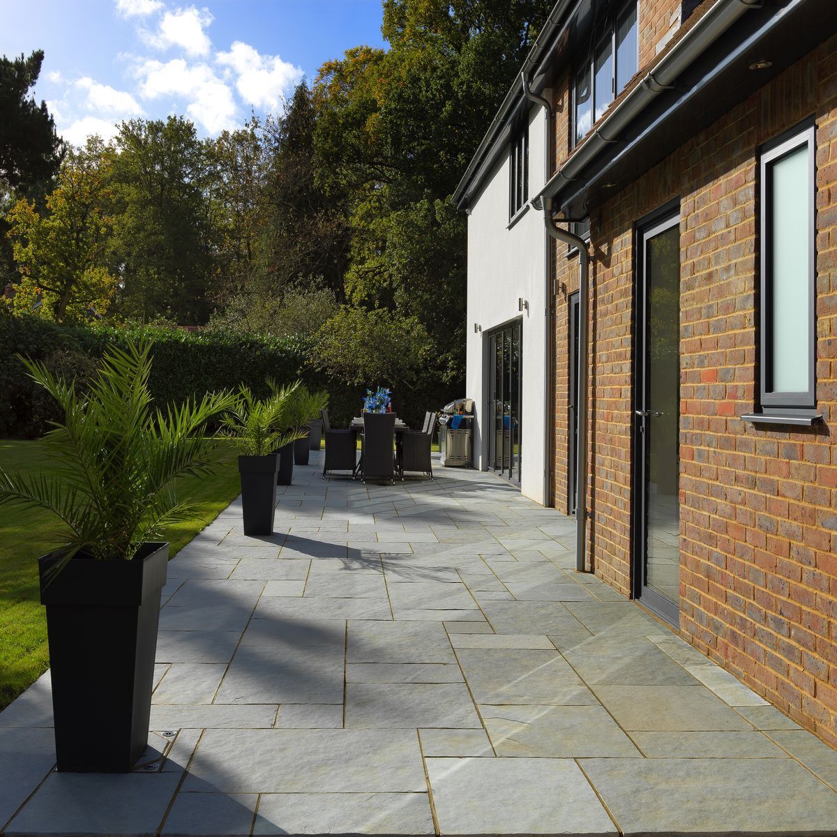 Kota Blue - Sawn Limestone Paving Slabs