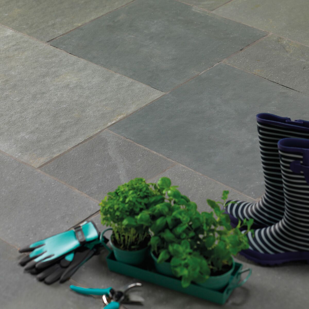 Kota Blue - Sawn Limestone Paving Slabs