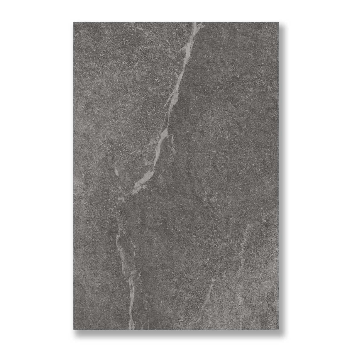 Malvern Graphite 900 x 600 x 20 mm Dark Grey Stone-Effect Porcelain Paving Slabs