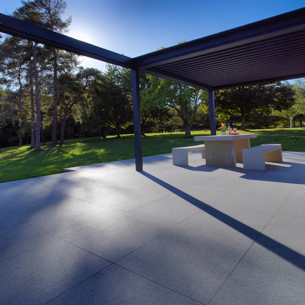 Granite Carbon - Porcelain Paving Slabs (900 x 600 mm)