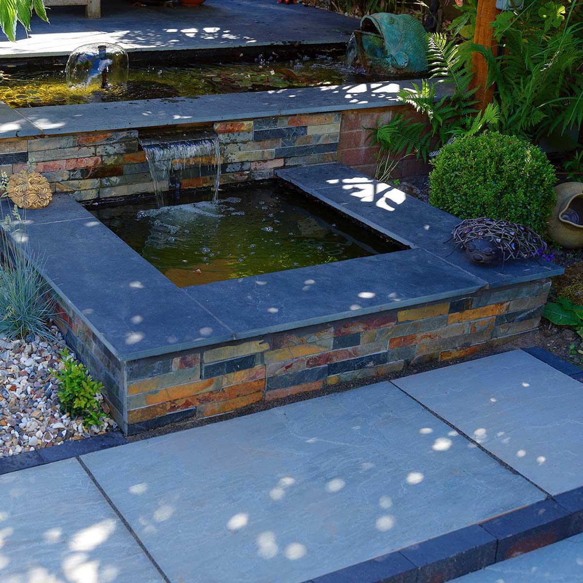 Rio Brazilian Black Slate - Sawn Paving Slabs