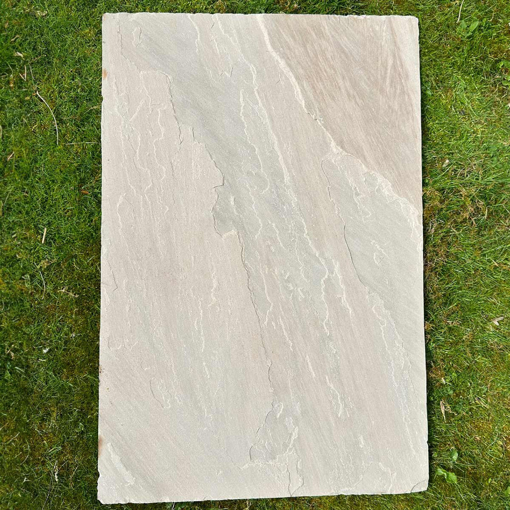 Rustic Blend (18mm Calibrated) - Riven Indian Sandstone Patio Paving Slabs