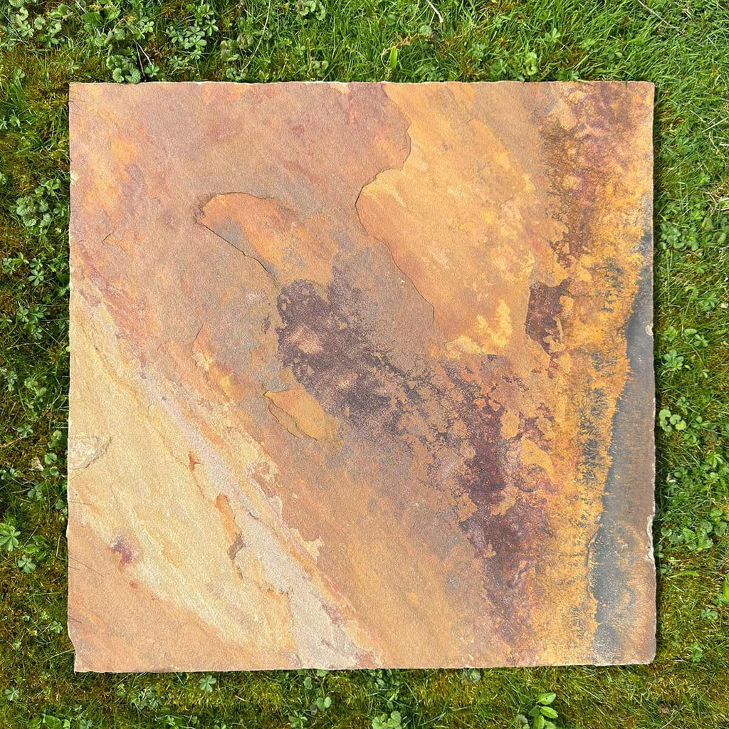 Rustic Blend (18mm Calibrated) - Riven Indian Sandstone Patio Paving Slabs