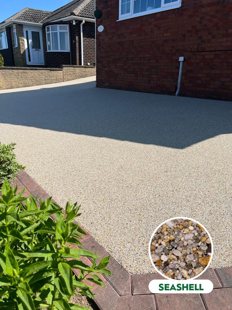 UVR Resin Bound Kit – Grey Seashell, 1-5mm | 4sqm-36sqm