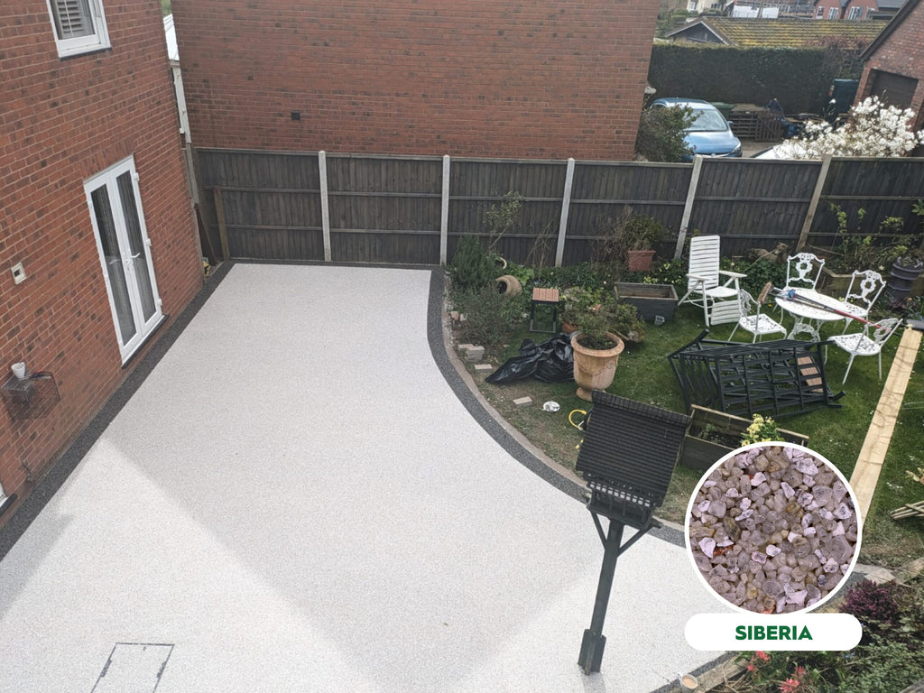 UVR Resin Bound Kit – White Siberia, 1-5mm | 4sqm-36sqm