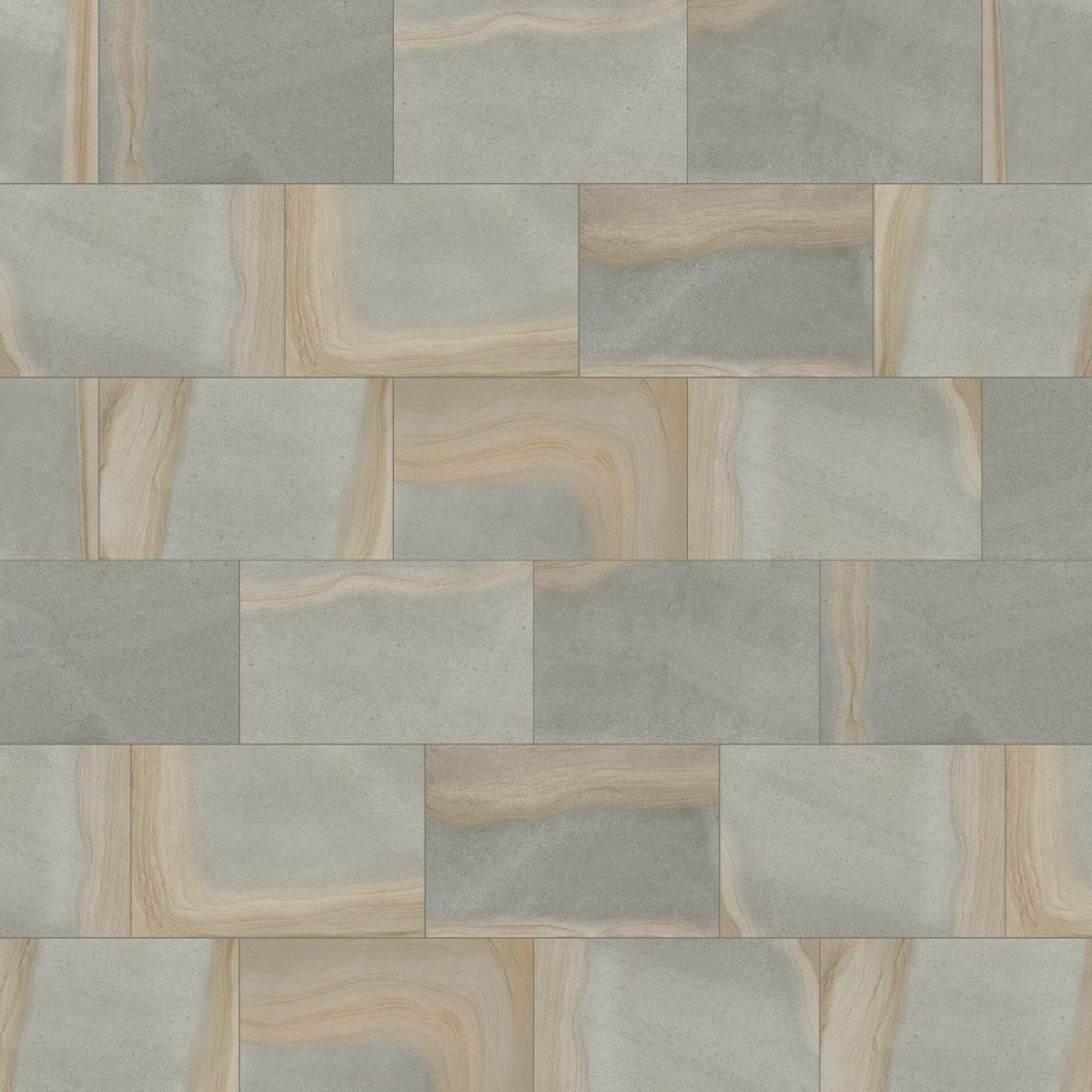 Yorkstone Porcelain Paving Slabs (900 x 600 x 20 mm)